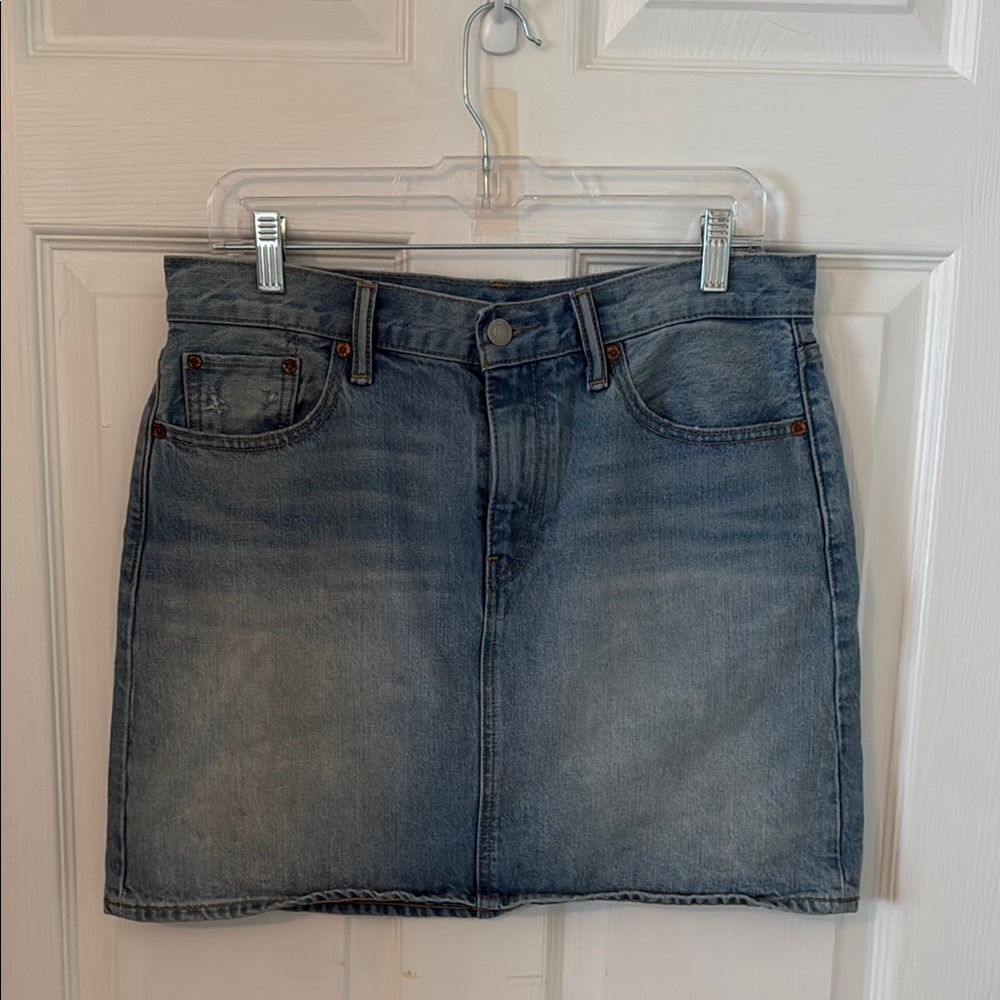 Levi's Blue Jean Pencil Skirt Casual